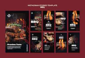 Free PSD bbq template design