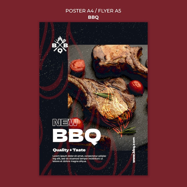 Bbq 템플릿 디자인