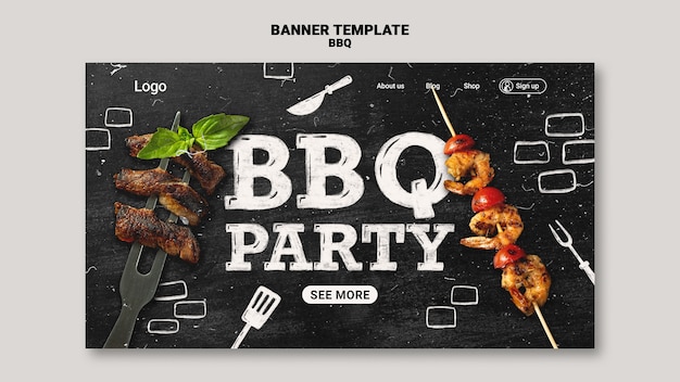 Bbq 템플릿 디자인