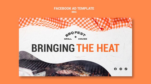 Free PSD bbq template design