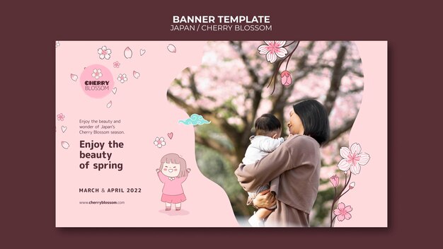 beautiful banner japan template