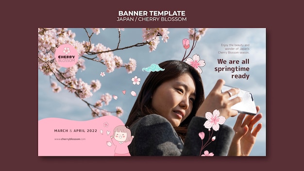beautiful banner japan template