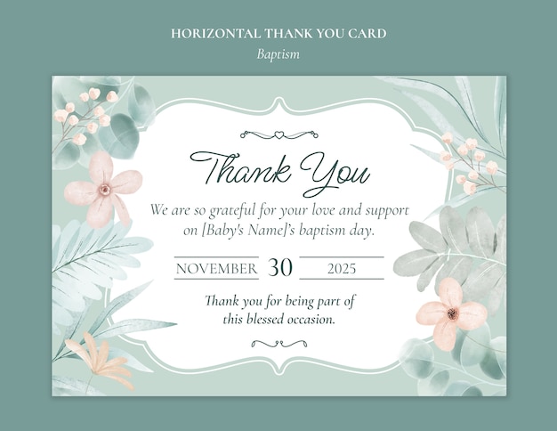 Beautiful baptism  event template