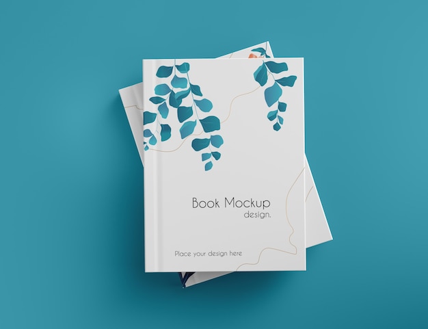 Beautiful book cover mockup Free Psd