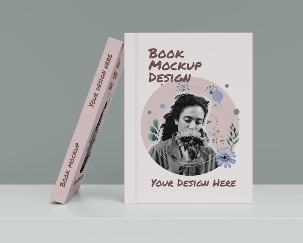 Beautiful book cover mockup Free Psd