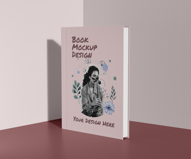 Beautiful book cover mockup Free Psd