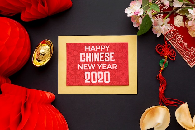 Beautiful chinese new year concept