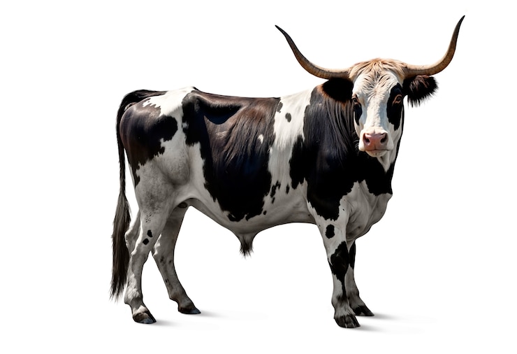 Free PSD beautiful cow picture