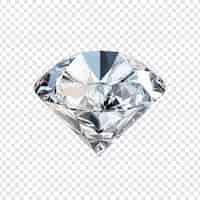 Free PSD beautiful diamond isolated on transparent background