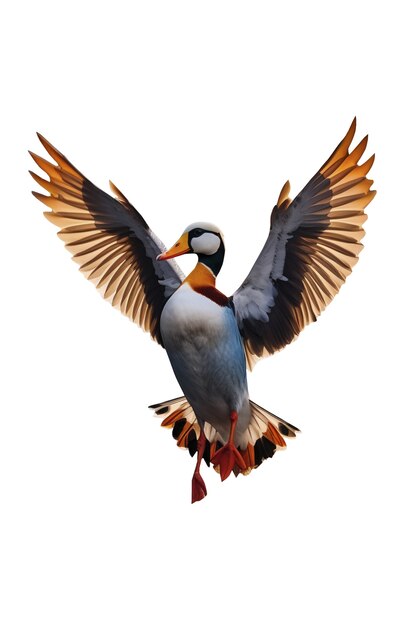 Beautiful duck isolated