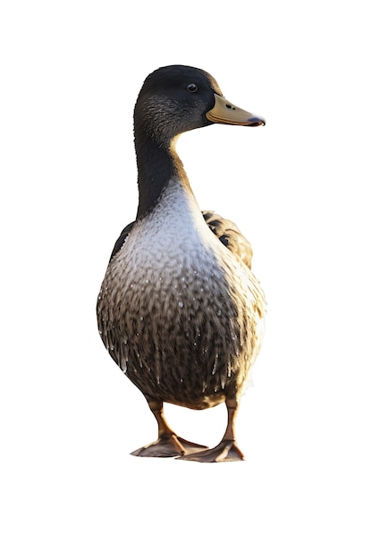 Free PSD beautiful duck isolated