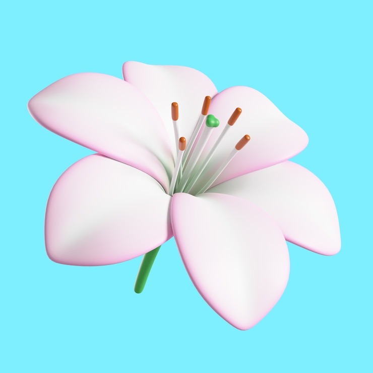 मुफ़्त PSD beautiful light pink flower icon pack
