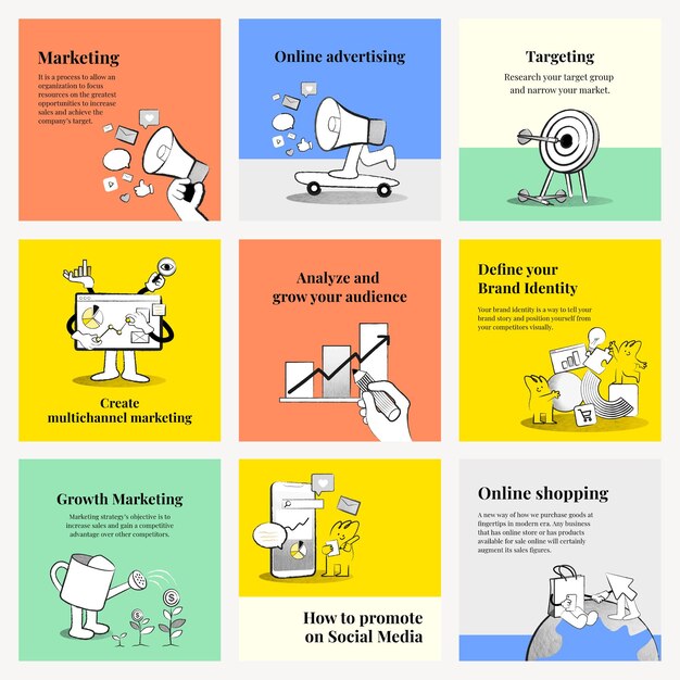 Beautiful online business templates collection