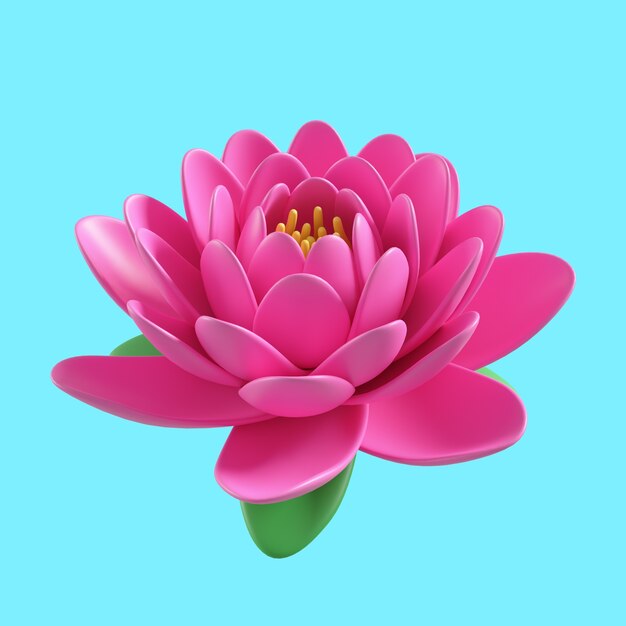 Beautiful pink flower icon pack