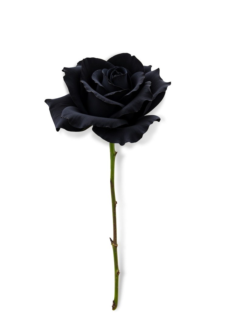 Free PSD beautiful rose in studio