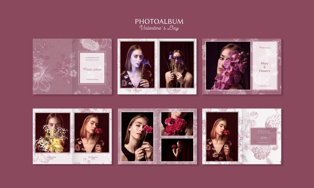 beautiful valentine's day photo album