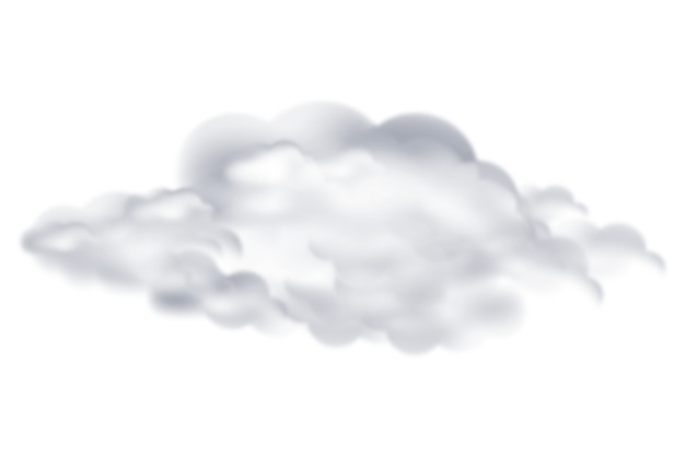 美しい白い雲