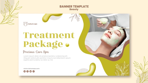 Beauty banner template