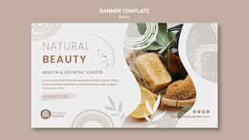 Free PSD beauty banner template