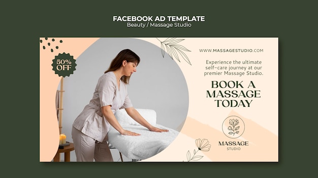 Beauty facebook ad  template