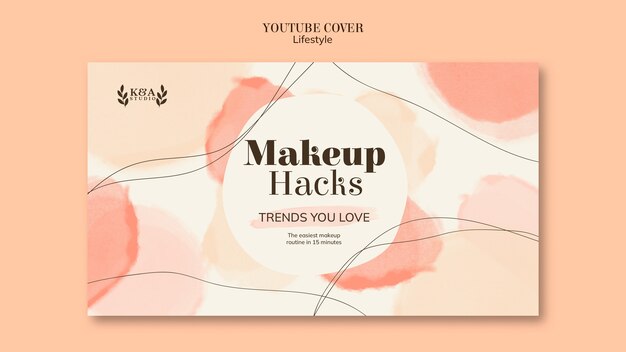 beauty facebook cover template