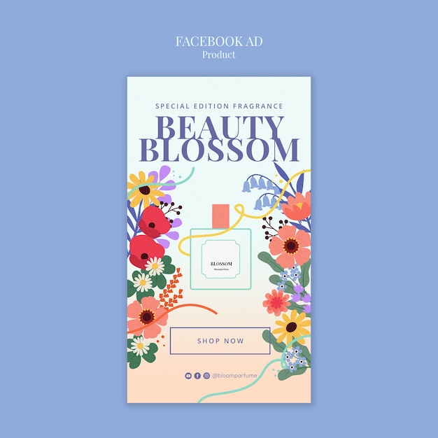 beauty product template design