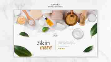 Free PSD beauty and spa banner template