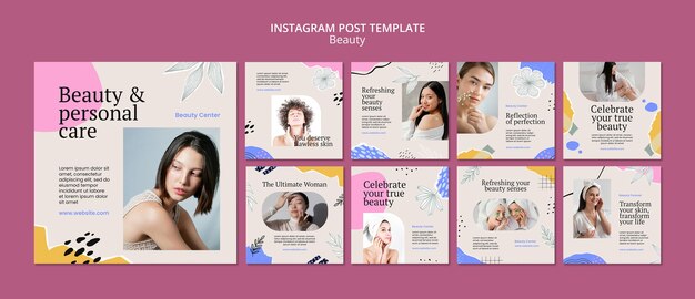beauty template design