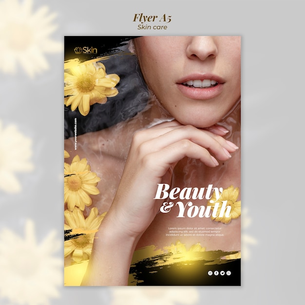 Free PSD beauty and youth skin care treatment