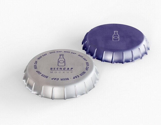 Beer Caps Mockup