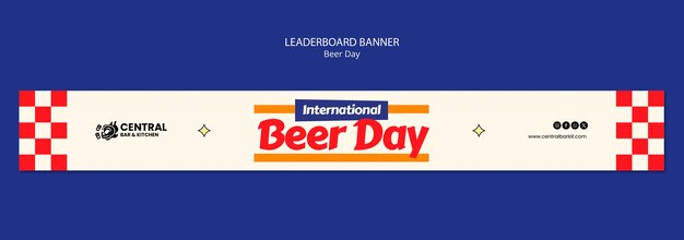 beer day celebration leaderboard banner