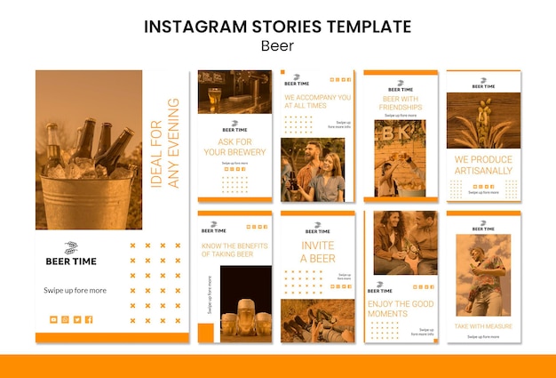 Beer Instagram Stories Template – Free Download