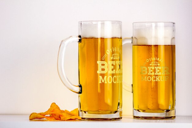 Download Realistic beer bottle mockup PSD file | Free Download