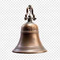 Free PSD bell isolated on transparent background