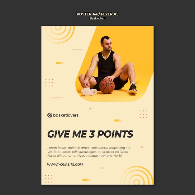 Best basketball flyer template