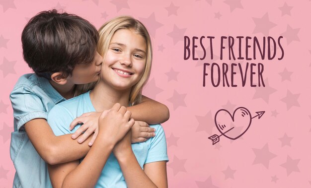 Best Friends Kids Psd High Quality Free Psd Templates For Download