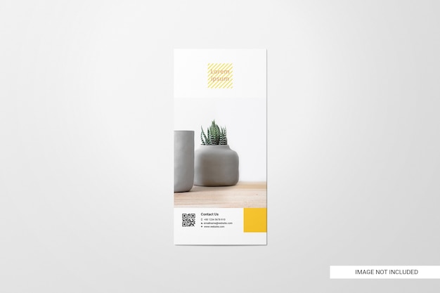 PSD gratuito bifold flyer brochure mockup