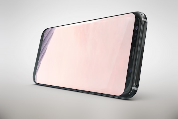 Big Smartphone Mockup – Free PSD Template for Website Mockups