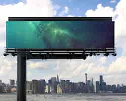 PSD gratuito billboard mock up di progettazione