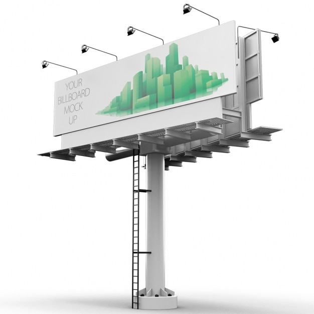 Billboard mock up di progettazione