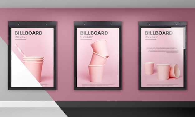 Billboard studio mock up