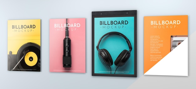 Billboard studio mock up