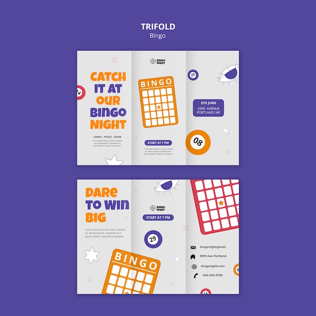 Bingo  template design