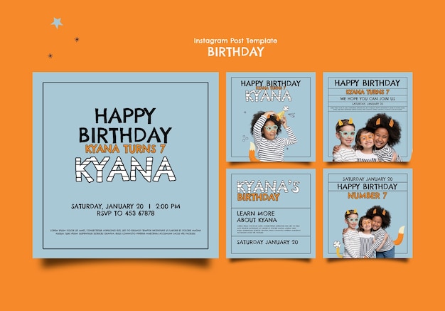 birthday celebration instagram posts