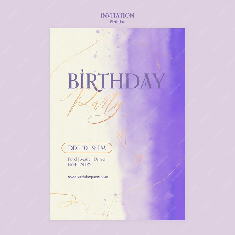 free-psd-birthday-celebration-invitation-template