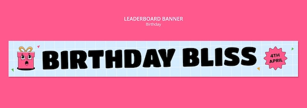 Birthday celebration  template