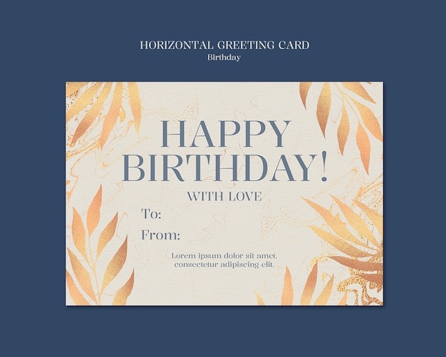 Birthday celebration  template