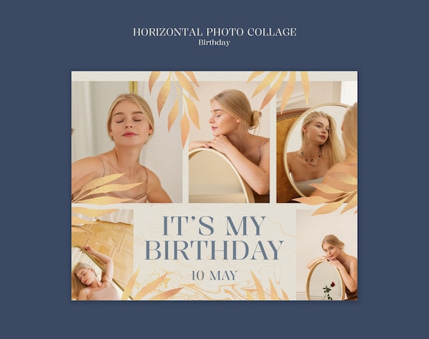 Free PSD birthday celebration  template