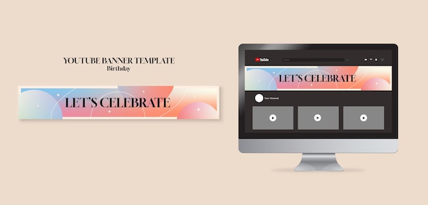 Birthday Template Design – Free PSD Download