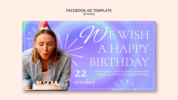 birthday template design